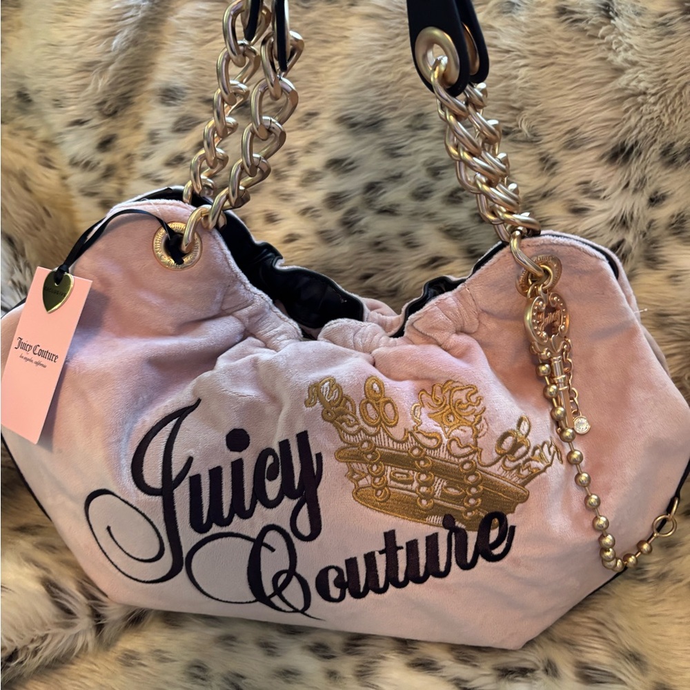 Juicy Couture Pink The Key to Juicy Four Poster Shoulder Bag